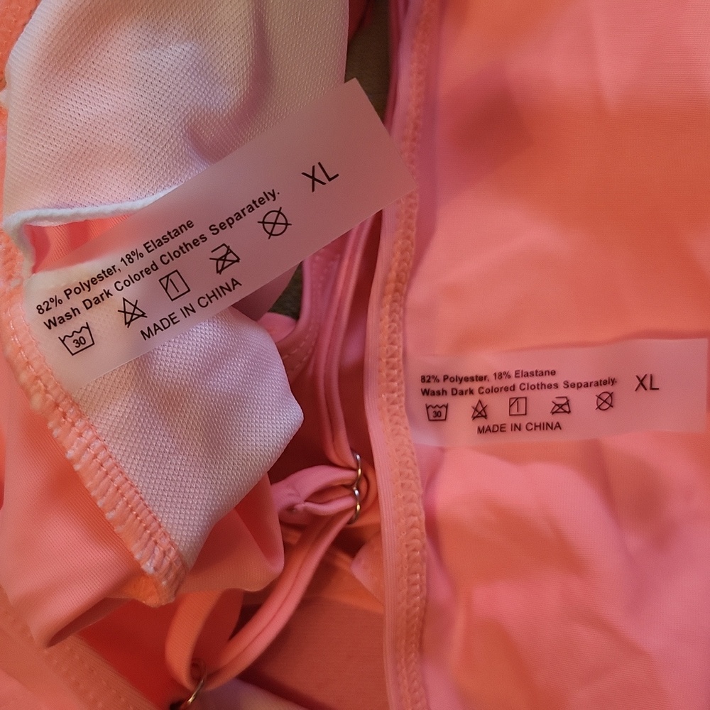 Pink Ruffled Tankini Set - Picture 3 of 4